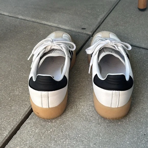 adidas Originals White and Black Sneakers - Picture 3 of 4